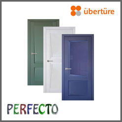 Межкомнатные двери UBERTURE серия Perfecto. Модели: . Стандартные размеры полотен: 600/700/800/900х2000 мм. Цвет покрытия: .